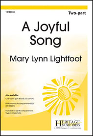 A Joyful Song Two-Part choral sheet music cover Thumbnail